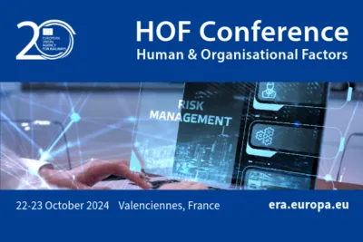 HOF in Risk Management Conference 2024 | European Union Agency for Railways (europa.eu)