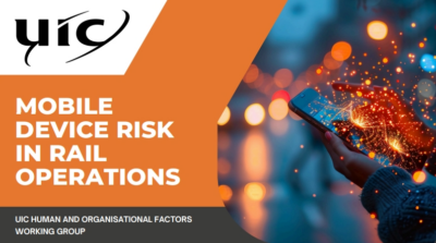 Mobile device risk in rail operations