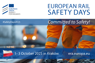European rail safety days banner image